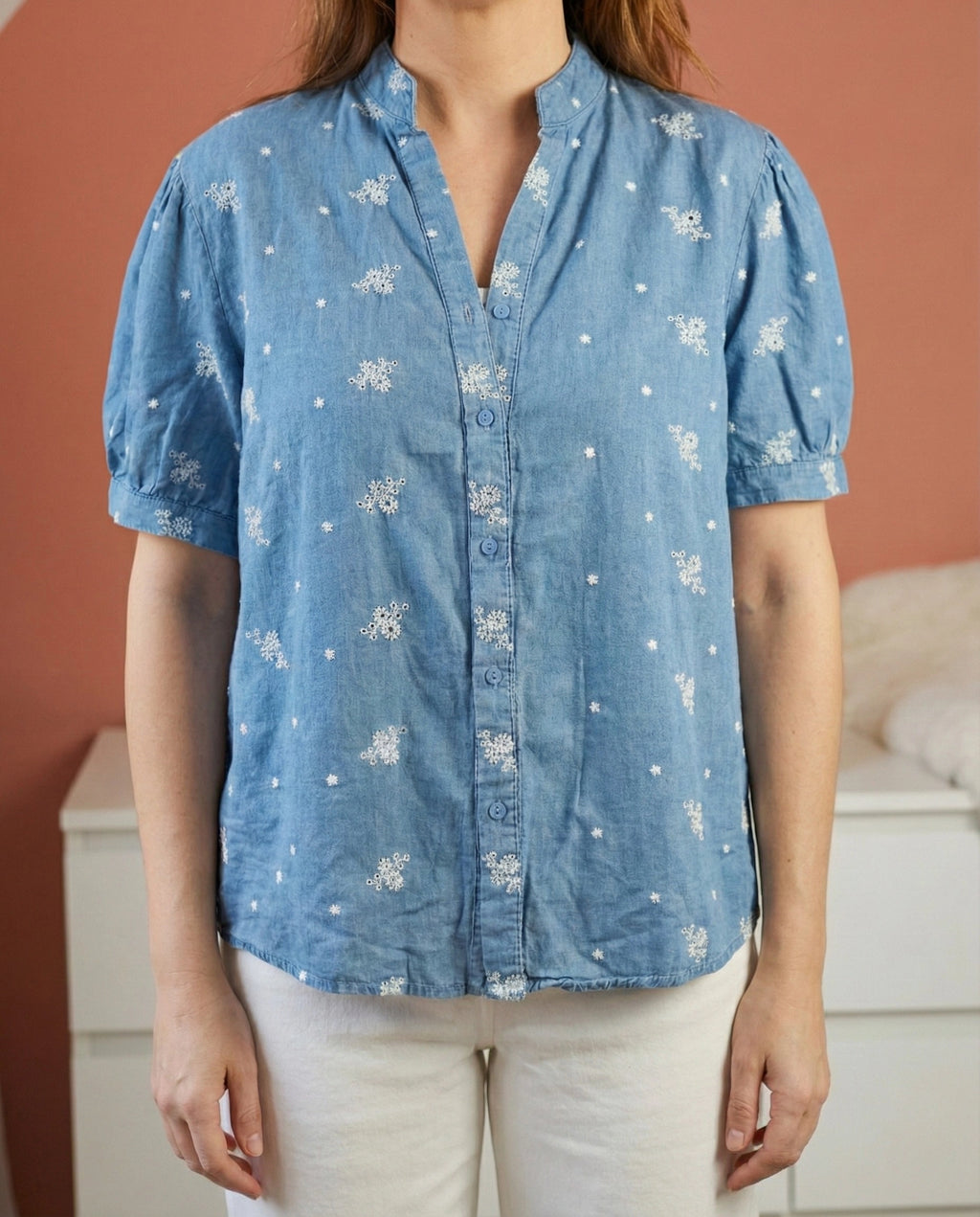 Chemise en jean souple 100% coton