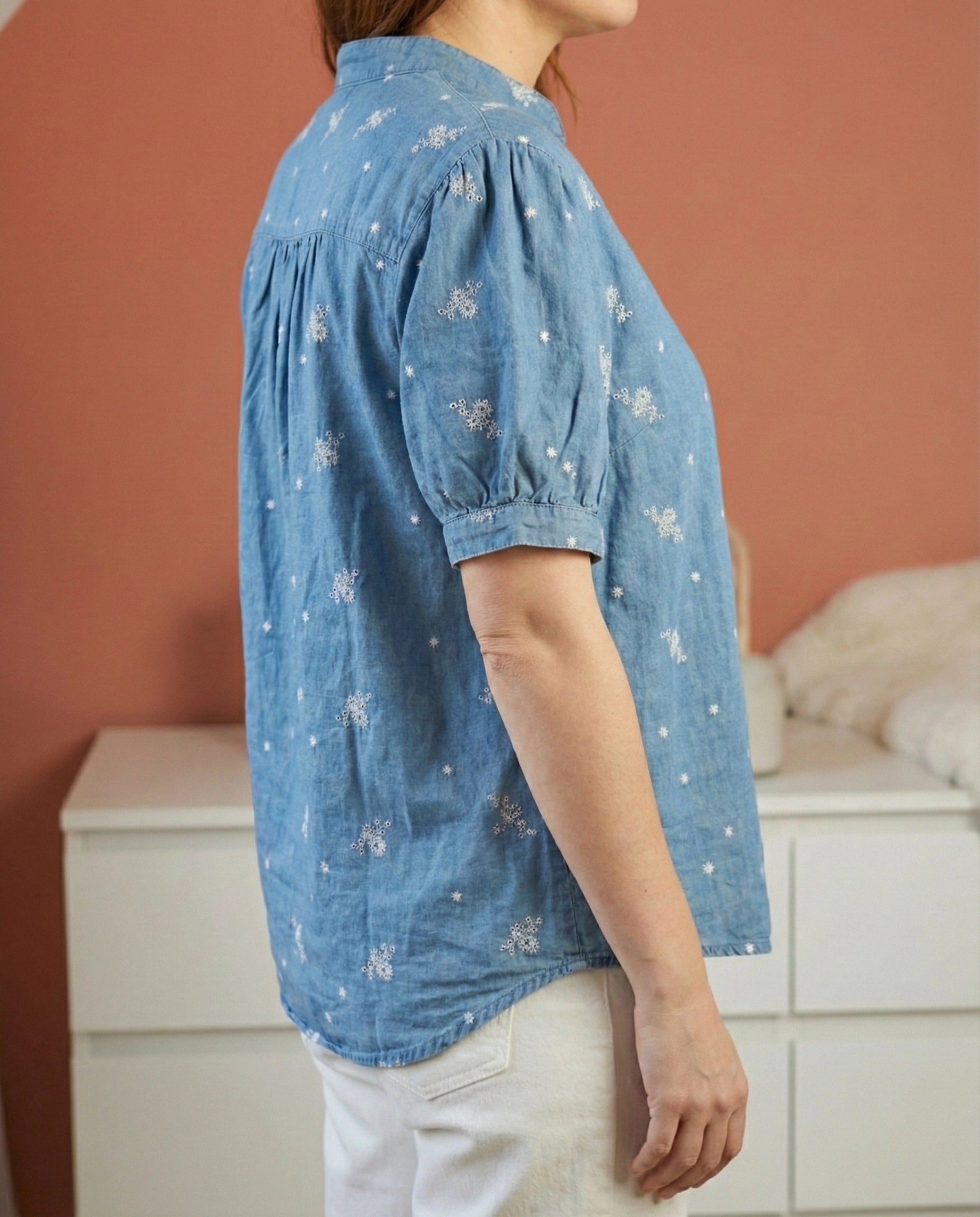 Chemise en jean souple 100% coton