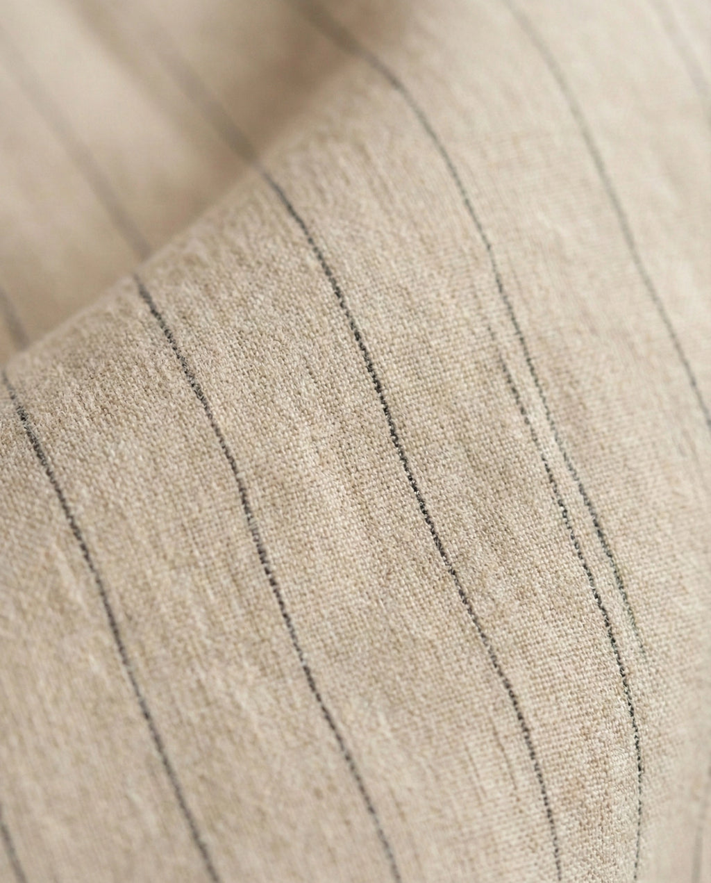 Pantalon Léon taupe à rayures noires