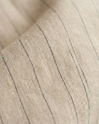 Pantalon Léon taupe à rayures noires