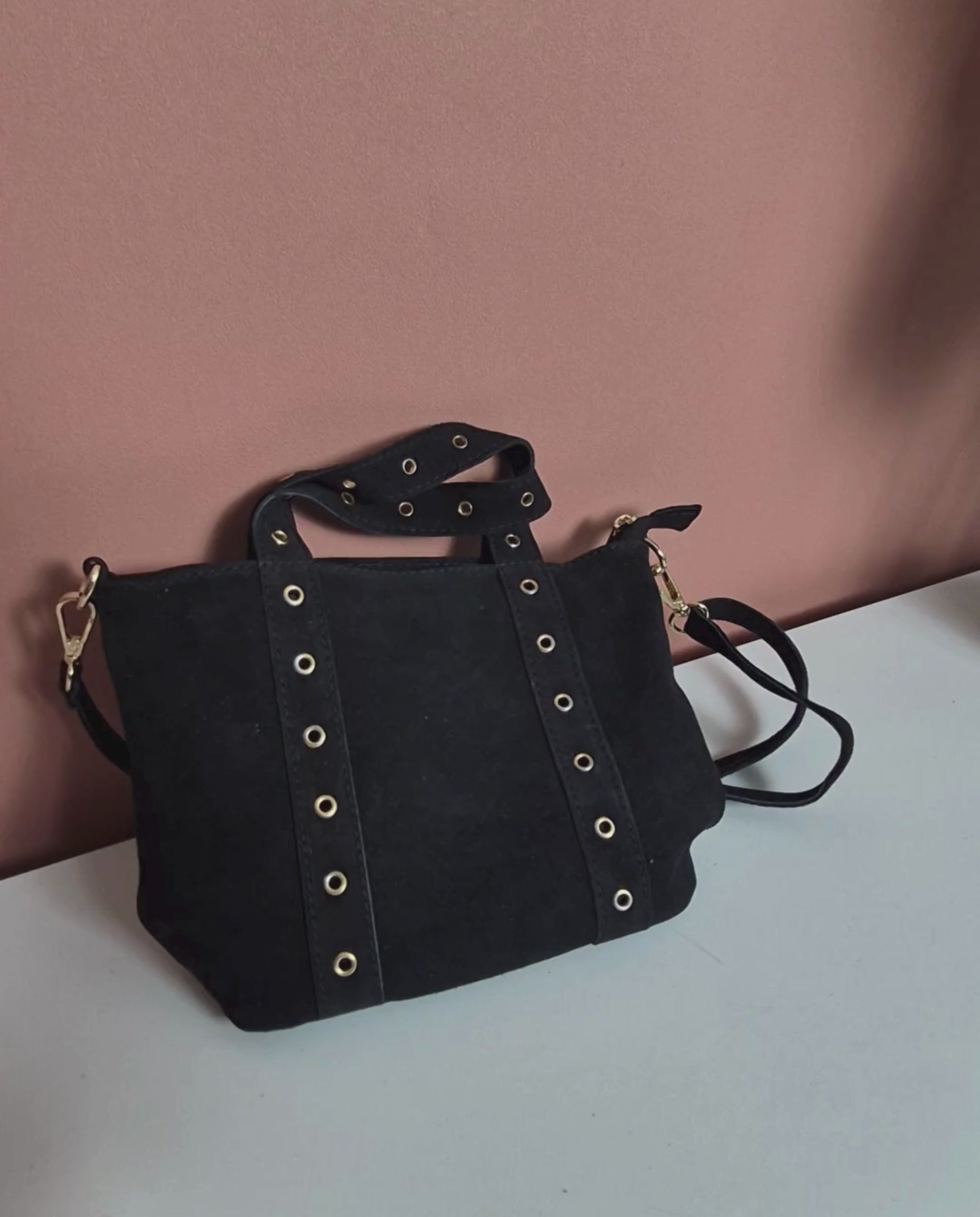 Sac Olaia en cuir suède italien