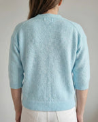 Pull gilet en maille boutonnée