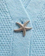 Pull gilet en maille boutonnée