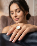 Bague nacre de lune