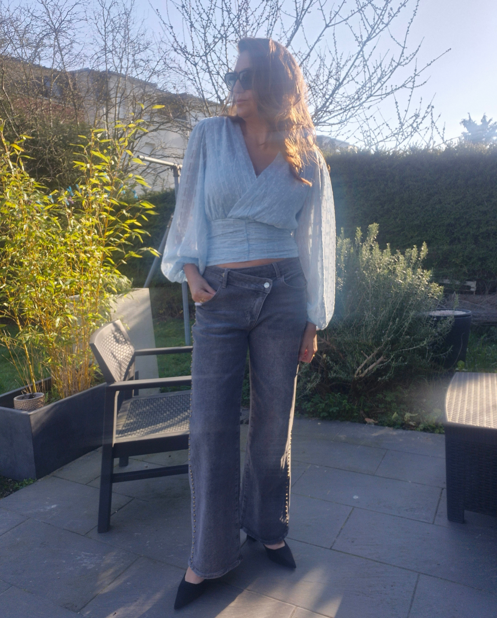 Jean gris Roxane
