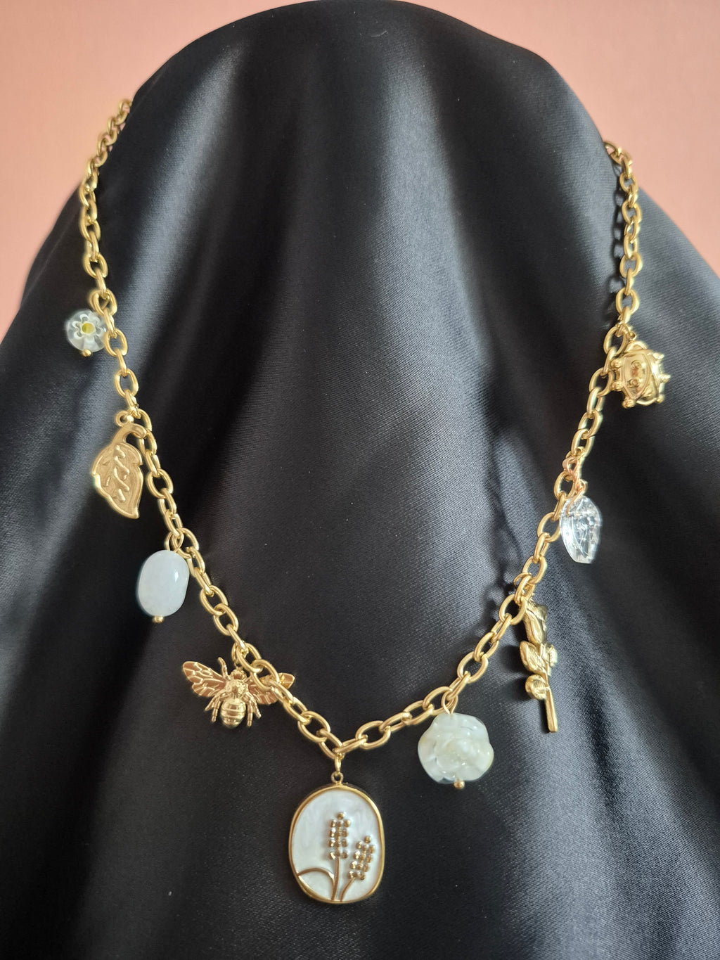 Collier charms Jardin