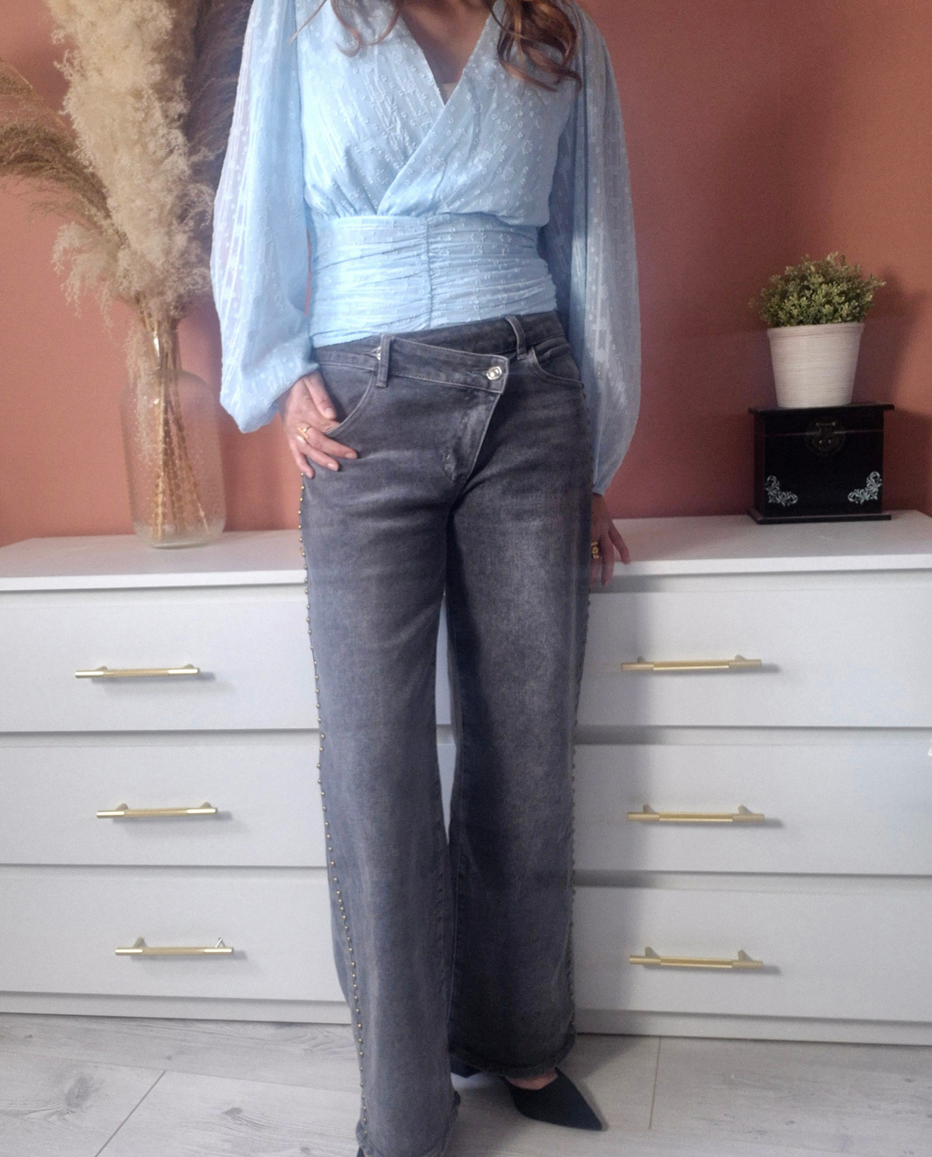 Jean gris Roxane