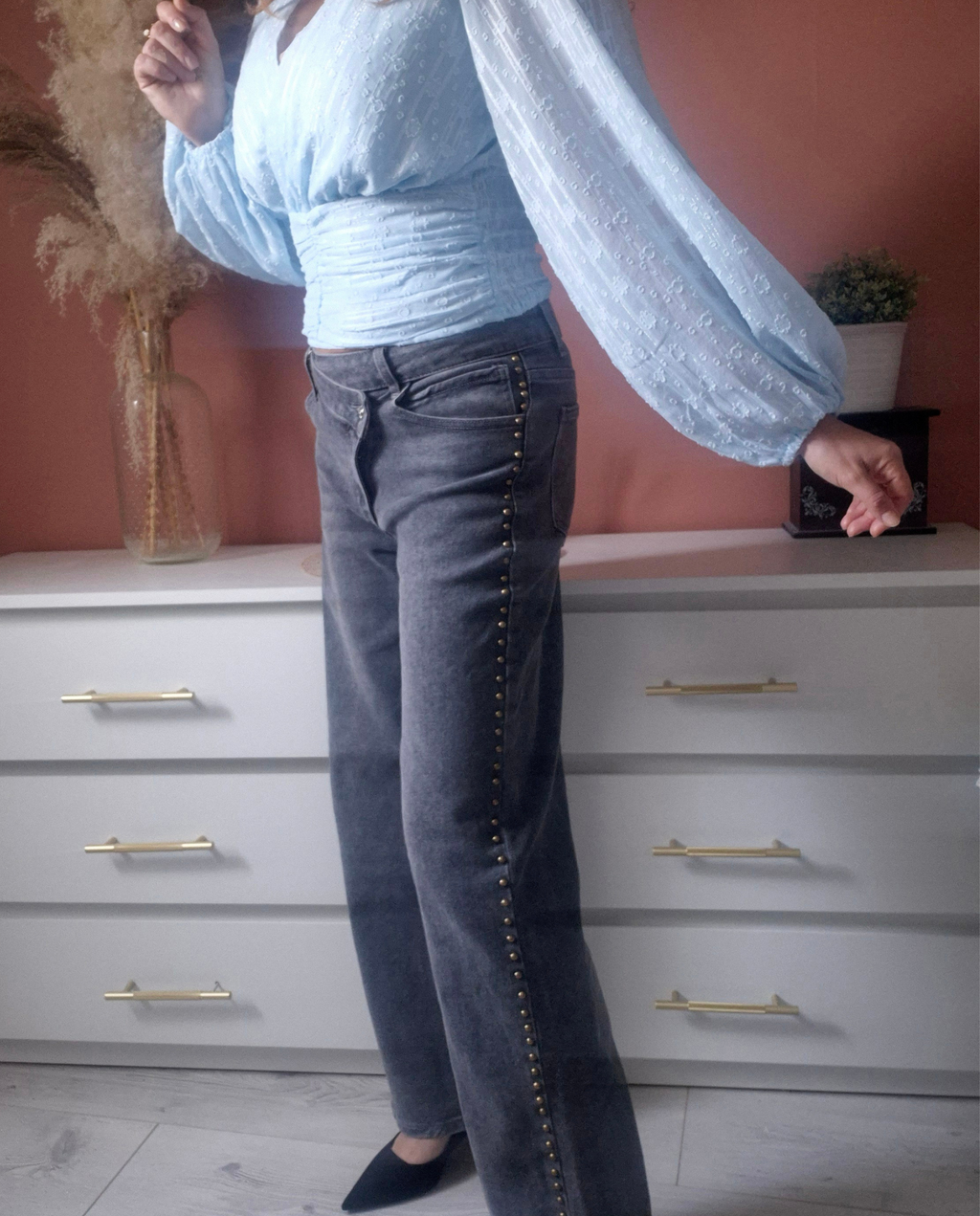 Jean gris Roxane