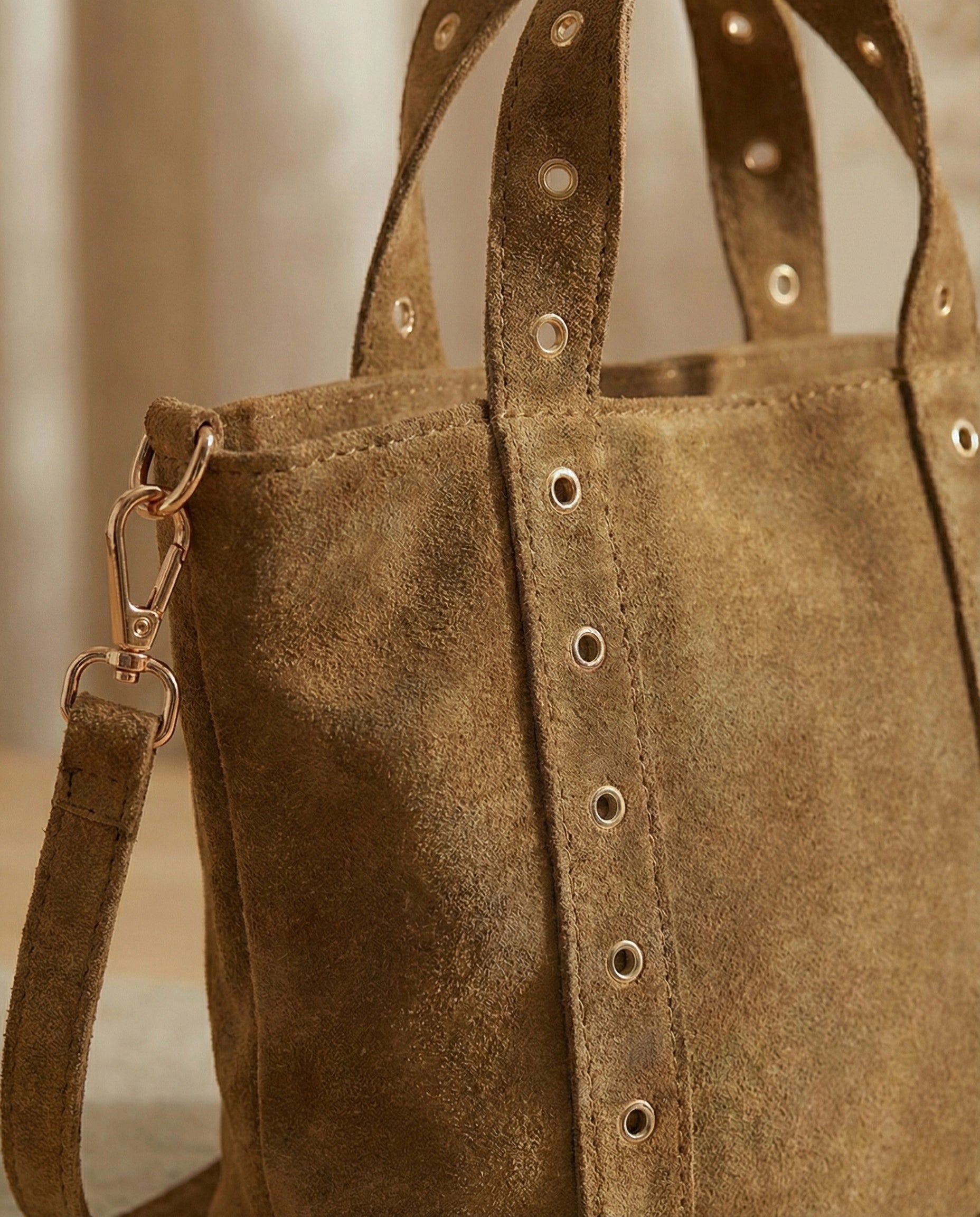 Sac Olaia en cuir suède italien