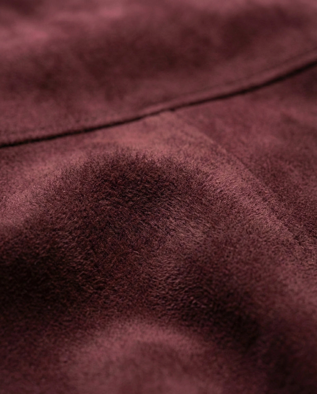 Veste Gloria bordeaux effet daim